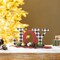 Joy Christmas Centerpiece Table Decorations 11.42 Inches Wooden Joy Decorative Display Sign on Table or Fireplace Christmas Table Decor Rustic Xmas Desk Decoration for Home and Kitchen